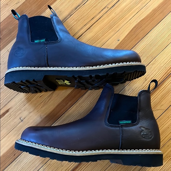 Georgia Boot Men's GR500 Brown Boots - Picture 4 of 10